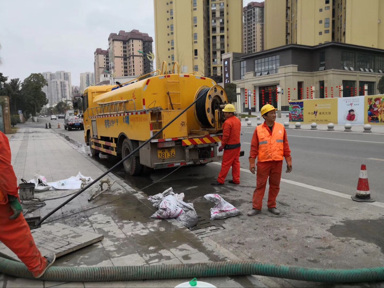 祥符排污管道清淤-管道清洗